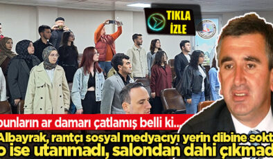  ALBAYRAK’TAN YALAN ALGI ÜRETEN RANTÇIYA SERT ÇIKIŞ: “BU ŞEHRİN EMEĞİYLE OYNAYANLARA GEÇİT YOK!”