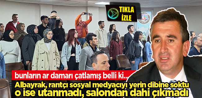  ALBAYRAK’TAN YALAN ALGI ÜRETEN RANTÇIYA SERT ÇIKIŞ: “BU ŞEHRİN EMEĞİYLE OYNAYANLARA GEÇİT YOK!”