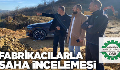 AKÇAKOCA OSB’DE FABRİKA İNŞAAT ÇALIŞMALARI İLERLİYOR