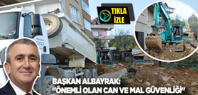 AKÇAKOCA BELEDİYESİNDEN TOPRAK KAYMASI SONRASI HIZLI MÜDAHALE
