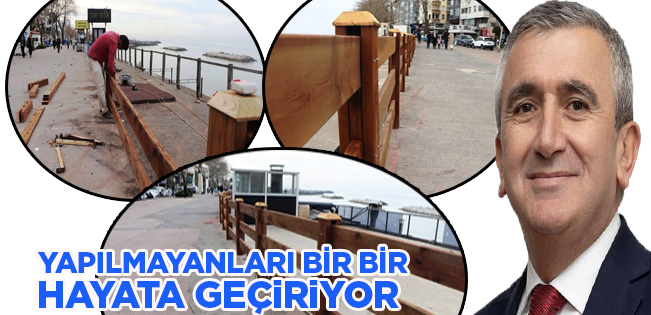 AKÇAKOCA SAHİL BANDI YENİLENİYOR!