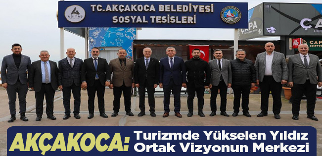 AKÇAKOCA, DÜZCE BELEDİYELERİNİN BULUŞMA NOKTASI OLDU