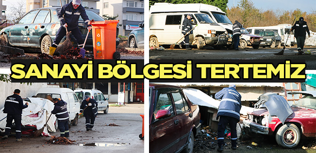 AKÇAKOCA SANAYİ BÖLGESİNDE DÜZENLİ TEMİZLİK MESAİSİ ARALIKSIZ DEVAM EDİYOR