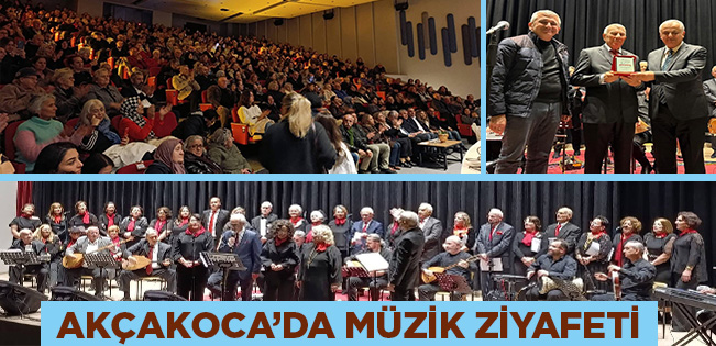 AKÇAKOCA’DA THM KORO KONSERİ YOĞUN İLGİ GÖRDÜ