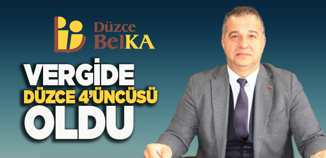 DÜZCE BELEDİYESİ ŞİRKETİ VERGİ REKORTMENLERİ ARASINDA