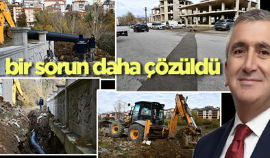 AKÇAKOCA KİRAZ SOKAK’TA TAŞKIN TARİHE KARIŞIYOR