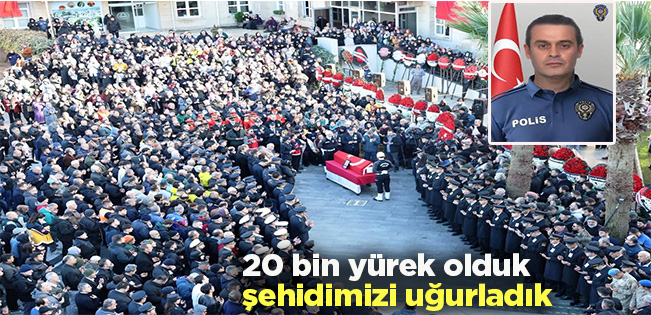 AKÇAKOCA, ŞEHİDİNİ 20 BİN YÜREKLE UĞURLADI