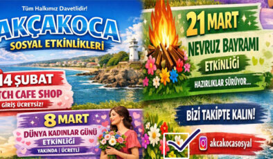 AKÇAKOCA SOSYAL’DEN ETKİNLİK SERİSİ…
