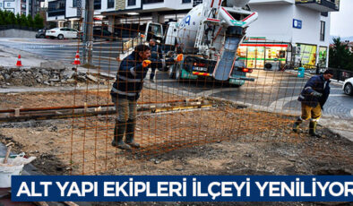 BELEDİYEDEN OSMANİYE MAHALLESİ’NDE ALTYAPIYA “SAĞLAM” DOKUNUŞ!