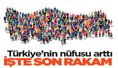 TÜİK VERİLERİ AÇIKLANDI… İŞTE TÜRKİYE’NİN NÜFUSUNDAKİ SON RAKAM!