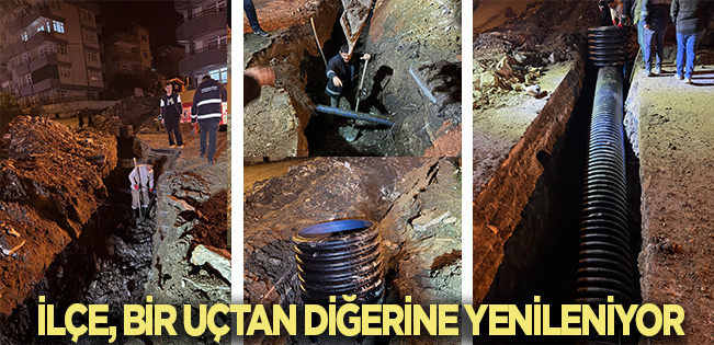 AKÇAKOCA’DA ALT YAPI ÇALIŞMALARINDA ADETA TARİH YAZILIYOR