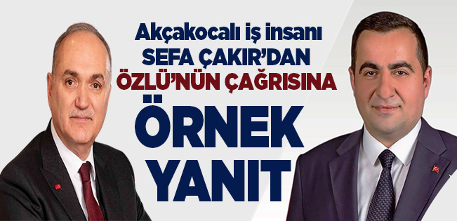 SALKIM ORMAN ÜRÜNLERİ’NDEN BAŞKAN ÖZLÜ’NÜN ÇAĞRISINA ÖRNEK YANIT: “BİZ VARIZ, HER ŞEY DÜZCE İÇİN!”