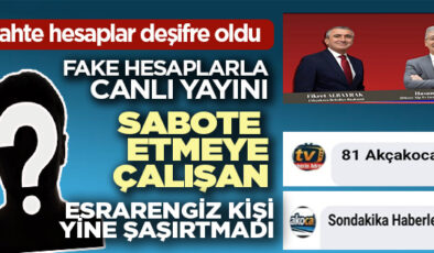 O MALUM ŞAHIS AHLAKSIZLIĞA DEVAM EDİYOR… SAHTE HESAPLARLA CANLI YAYINI SABOTE ETMEYE ÇALIŞTI
