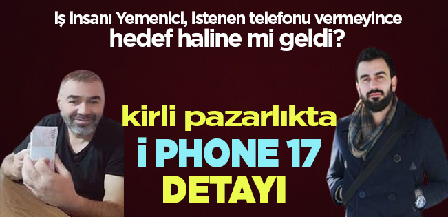‘160 BİN LİRALIK TELEFON TEKLİFİ KABUL EDİLMEYİNCE İŞ İNSANINI KARALAMAYA BAŞLADI’ İDDİASI