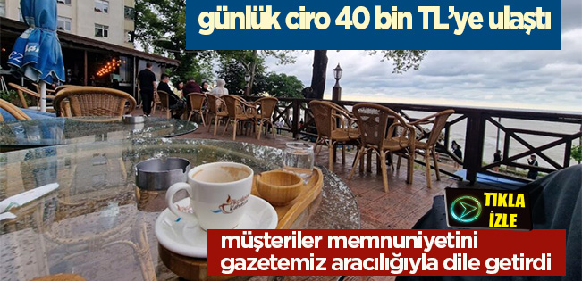 AKÇAKOCA KAHVECİSİ’NDE HİZMET VE CİRO REKORU KIRILIYOR