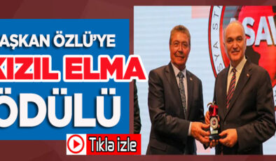 BAŞKAN ÖZLÜYE PRESTİJLİ ÖDÜL SAVUNMA SANAYİSİNE KATKILARI İÇİN VERİLDİ