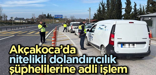 Düzce İl Jandarma Komutanlığı’ndan Haftalık Asayiş Raporu