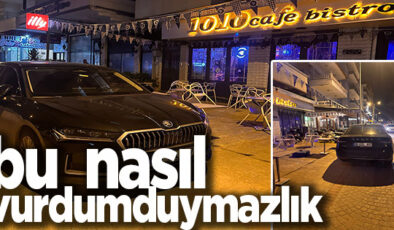 AKÇAKOCA’DA DUYARSIZLIĞIN GELDİĞİ NOKTA: ÇINAR CADDESİ’NDE TEPKİ ÇEKEN PARK