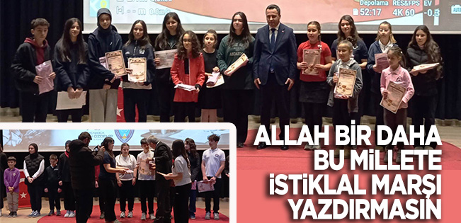 AKÇAKOCA’DA GÖRKEMLİ İSTİKLAL MARŞI VE ÇANAKKALE ŞEHİTLERİ ANMA ETKİNLİĞİ