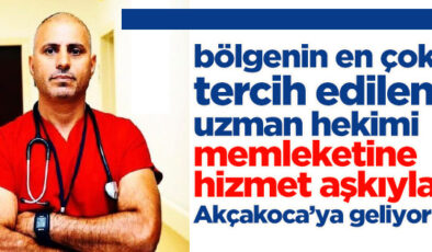 AKÇAKOCA’NIN GÖZÜ AYDIN: UZM. DR. FİKRET BAŞTIMAR AKÇAKOCA’YA GELİYOR