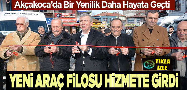 AKÇAKOCA’DA ULAŞIMDA YENİ DÖNEM: 13 YENİ ARAÇ DÜZENLENEN PROGRAMLA HALKA TANITILDI