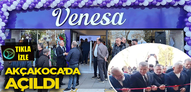 AKÇAKOCA’DA YENİ BİR KONSEPT: “VENESA” KADIN GİYİM MAĞAZASI AÇILDI