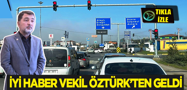 AKÇAKOCA GİRİŞİNDEKİ KRONİK KAVŞAK SORUNU ÇÖZÜLÜYOR