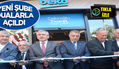 AKÇAKOCA’DA BEKO MAĞAZASI YENİ YERİNDE AÇILDI