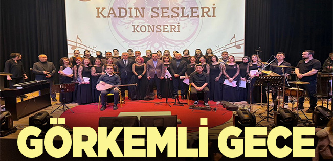 AKÇAKOCA’DA “KADIN SESLERİ” KONSERİNE YOĞUN İLGİ