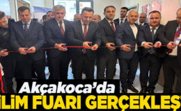 TÜBİTAK 4006 BİLİM FUARI AKÇAKOCA’DA GERÇEKLEŞTİRİLDİ