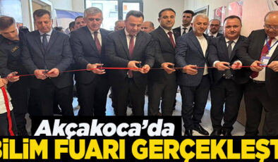 TÜBİTAK 4006 BİLİM FUARI AKÇAKOCA’DA GERÇEKLEŞTİRİLDİ