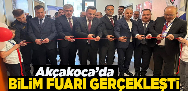 TÜBİTAK 4006 BİLİM FUARI AKÇAKOCA’DA GERÇEKLEŞTİRİLDİ