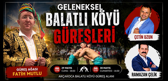 BALATLI GÜREŞ AĞASI FATİH MUTLU’DAN GELENEĞE GÜÇLÜ DESTEK!