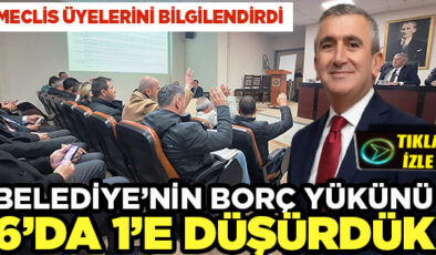 FİKRET ALBAYRAK: “BORÇ YÜKÜNÜ YÜZDE 175’TEN YÜZDE 30’A DÜŞÜRDÜK”