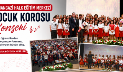 AKÇAKOCA’DA MİNİK SESLERE BÜYÜK ALKIŞ