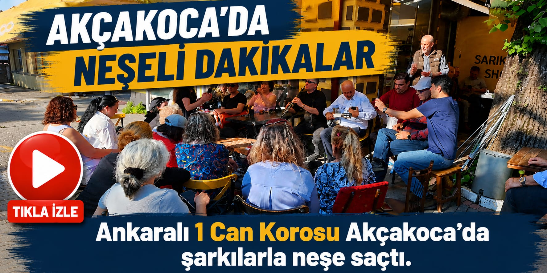 AKÇAKOCA’DA NEŞELİ DAKİKALAR: ANKARALI KAFİLE ORTAMA RENK KATTI