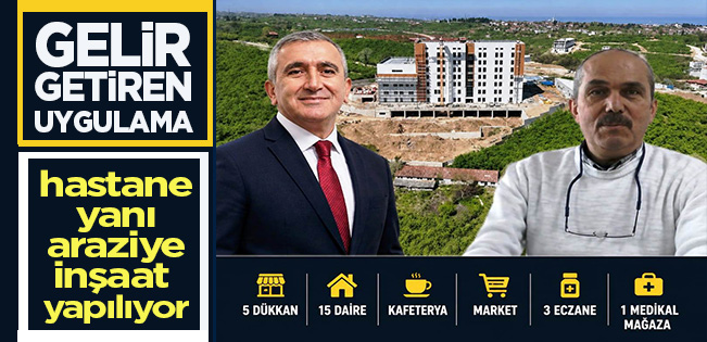 BELEDİYEDEN GELİR ARTIRACAK STRATEJİK HAMLE…  HASTANE YANI ARAZİYE ABİTAŞ İNŞAATI GELİYOR