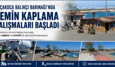AKÇAKOCA BALIKÇI BARINAĞI’NDA YAZ SEZONU ÖNCESİ HUMMALI ÇALIŞMA