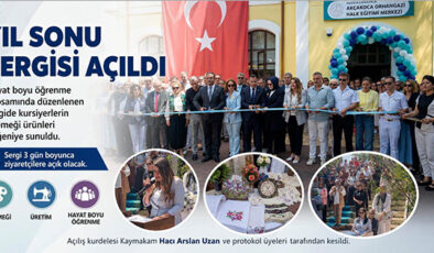 AKÇAKOCA’DA, HAYAT BOYU ÖĞRENMENİN ESERLERİ GÖRÜCÜYE ÇIKTI