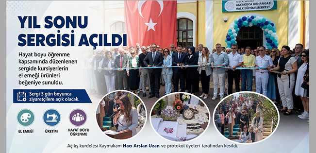 AKÇAKOCA’DA, HAYAT BOYU ÖĞRENMENİN ESERLERİ GÖRÜCÜYE ÇIKTI