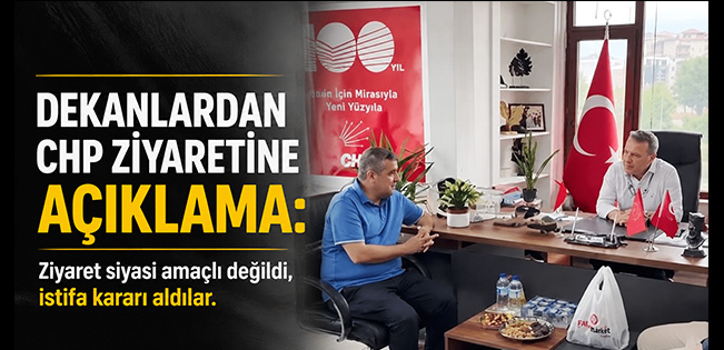 DEKANLARDAN ORTAK AÇIKLAMA: “ÜNİVERSİTEMİZİN YIPRANMAMASI İÇİN İSTİFA ETTİK”
