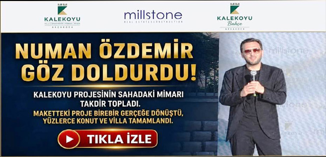 NUMAN ÖZDEMİR GÖZ DOLDURDU… KALEKOYU PROJESİNİN SAHADAKİ MİMARI TAKDİR TOPLADI