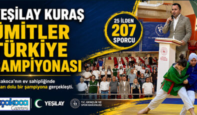 YEŞİLAY KURAŞ ÜMİTLER TÜRKİYE ŞAMPİYONASI, AKÇAKOCA’NIN EV SAHİPLİĞİNDE GERÇEKLEŞTİRİLDİ.