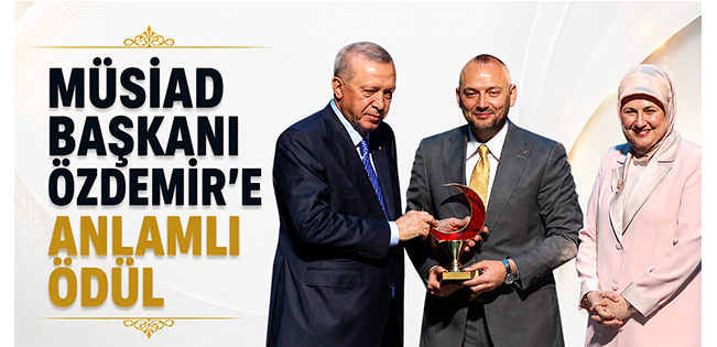 KIZILAY ARACILIĞIYLA YÜRÜTÜLEN YARDIM ÇALIŞMALARI ONUR ÖDÜLÜYLE TAÇLANDIRILDI