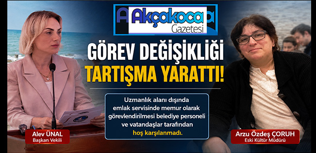 KÜLTÜR MÜDÜRLÜĞÜNDEN ALINDI EMLAK MEMURU YAPILDI… KARAR, TARTIŞMA YARATTI