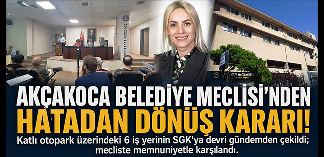 HATADAN DÖNÜLDÜ!.. BELEDİYENİN 6 İŞ YERİNİN SGK’YA DEVRİ GÜNDEMDEN ÇEKİLDİ