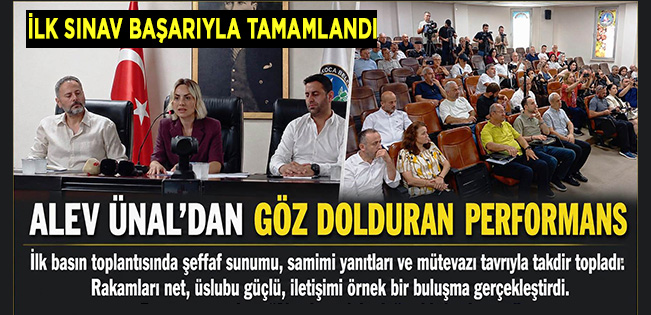 ALEV ÜNAL İLK BASIN BULUŞMASINDA GÖNÜLLERİ KAZANDI
