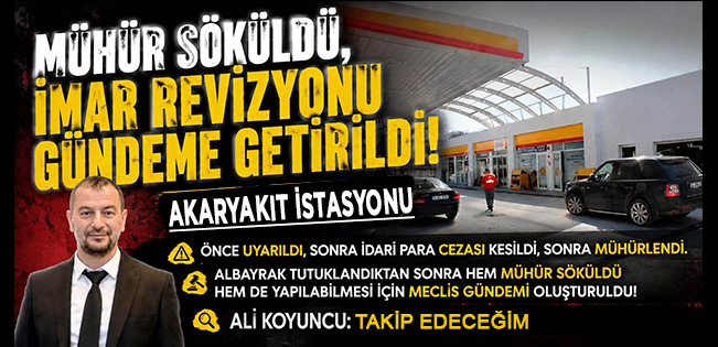 CHP’Lİ ALİ KOYUNCU: ‘İMAR TADİLATININ ARKASINDA NE VAR İZİNİ SÜRECEĞİM’