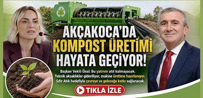 ALEV ÜNAL: “KOMPOST PROJESİ BİZİM İÇİN KIYMETLİ, ÜRETİME GEÇECEĞİZ”