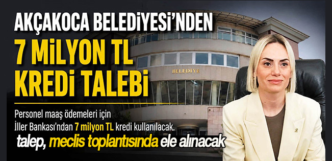 BELEDİYE MECLİSİNDE DİKKAT ÇEKEN GÜNDEM: PERSONEL MAAŞLARI İÇİN 7 MİLYON TL KREDİ TALEBİ